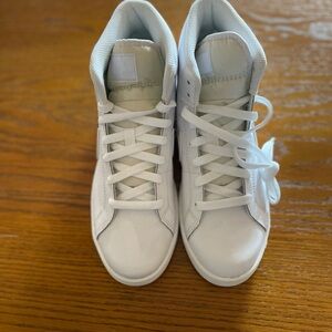 Nike White High-Top Athletic Shoes